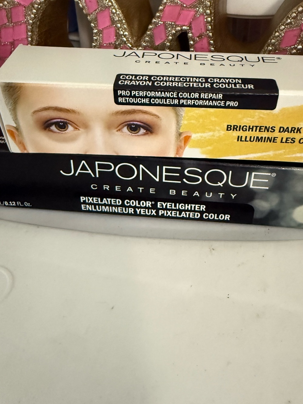 Japonesque Pixelated Color Eyelighter - Pink Eye Brightener